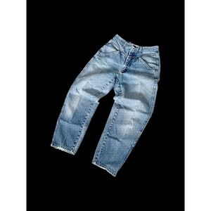 Vintage United Colors of Benetton Women's Slouchy Jeans Sz 25"W X 26"L Blue USA